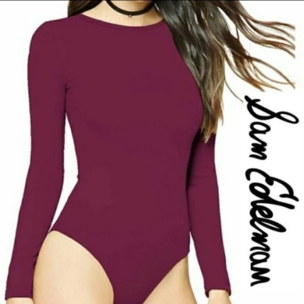 NWT Sam Edelman Burgundy Wine Bodysuit S, M, L